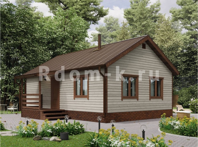 Дачный дом «Заря» 6х9